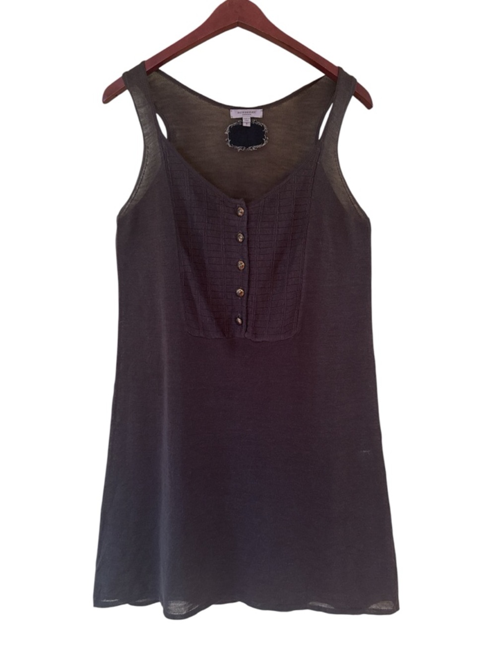 Burberry Dark Green Knit Dress size S